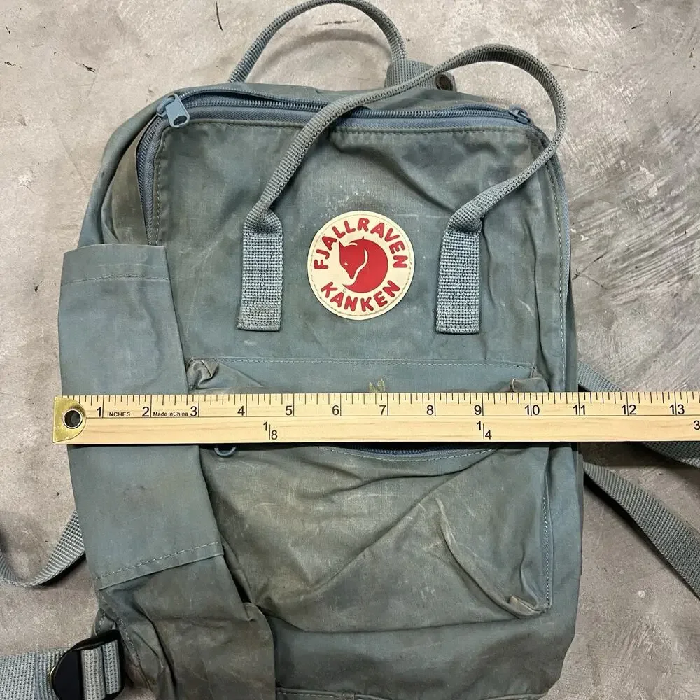 Fjallraven Kanken Classic Backpack Blue23510 Travel Lightweight NEEDS CLEAN